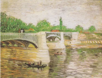 Die Seine mit der Pont de la Grande Jatte